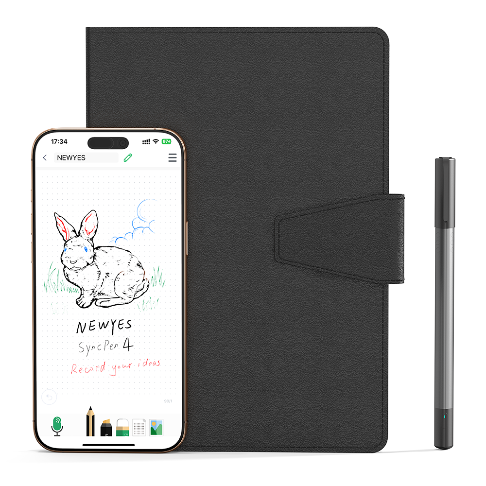 SyncPen™ – Smart Pen mit App-Synchronisation für digitale Notizen & Handschrift-Upload (iOS/Android)